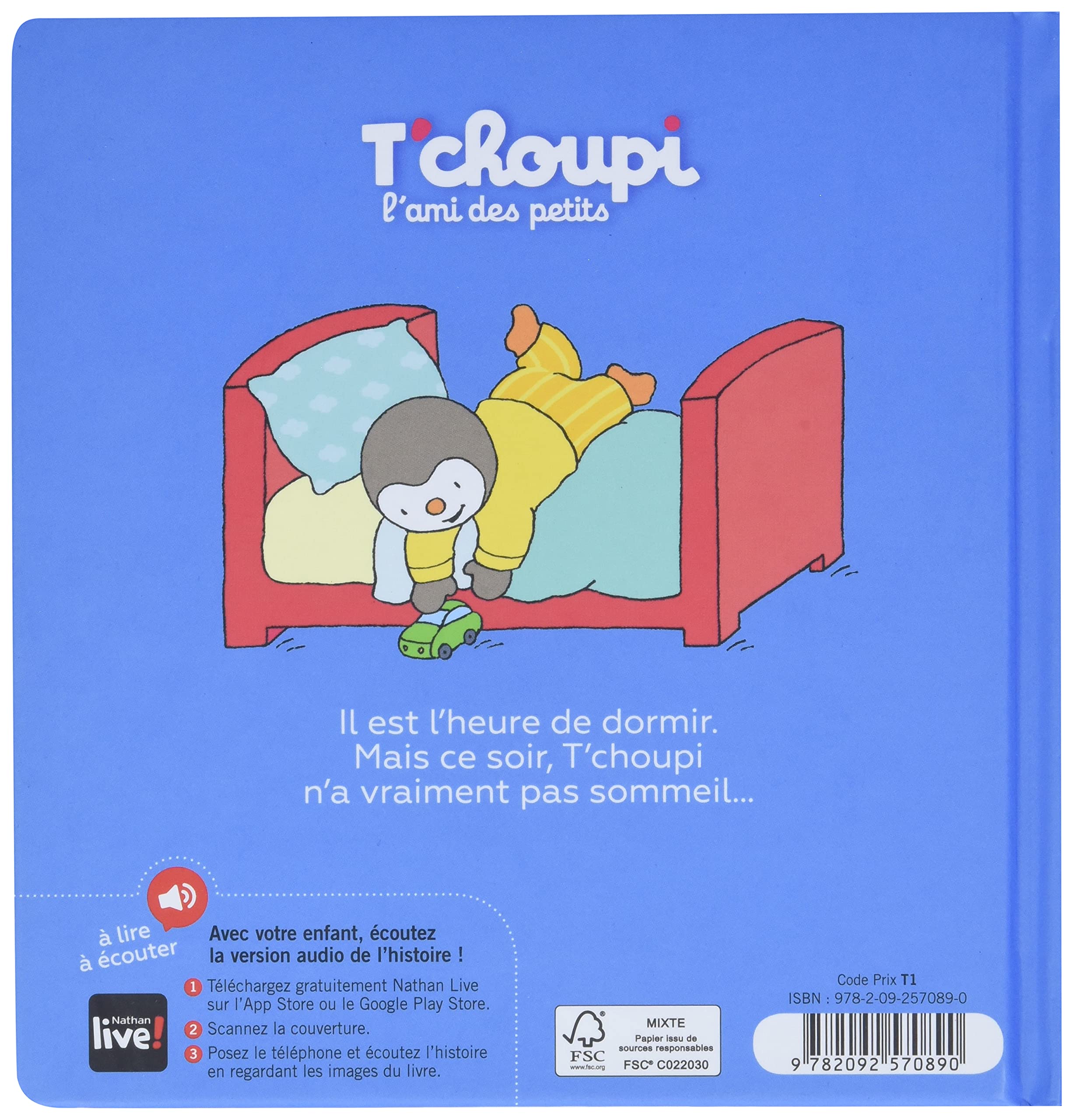 T'choupi ne veut pas se coucher by Thierry Courtin